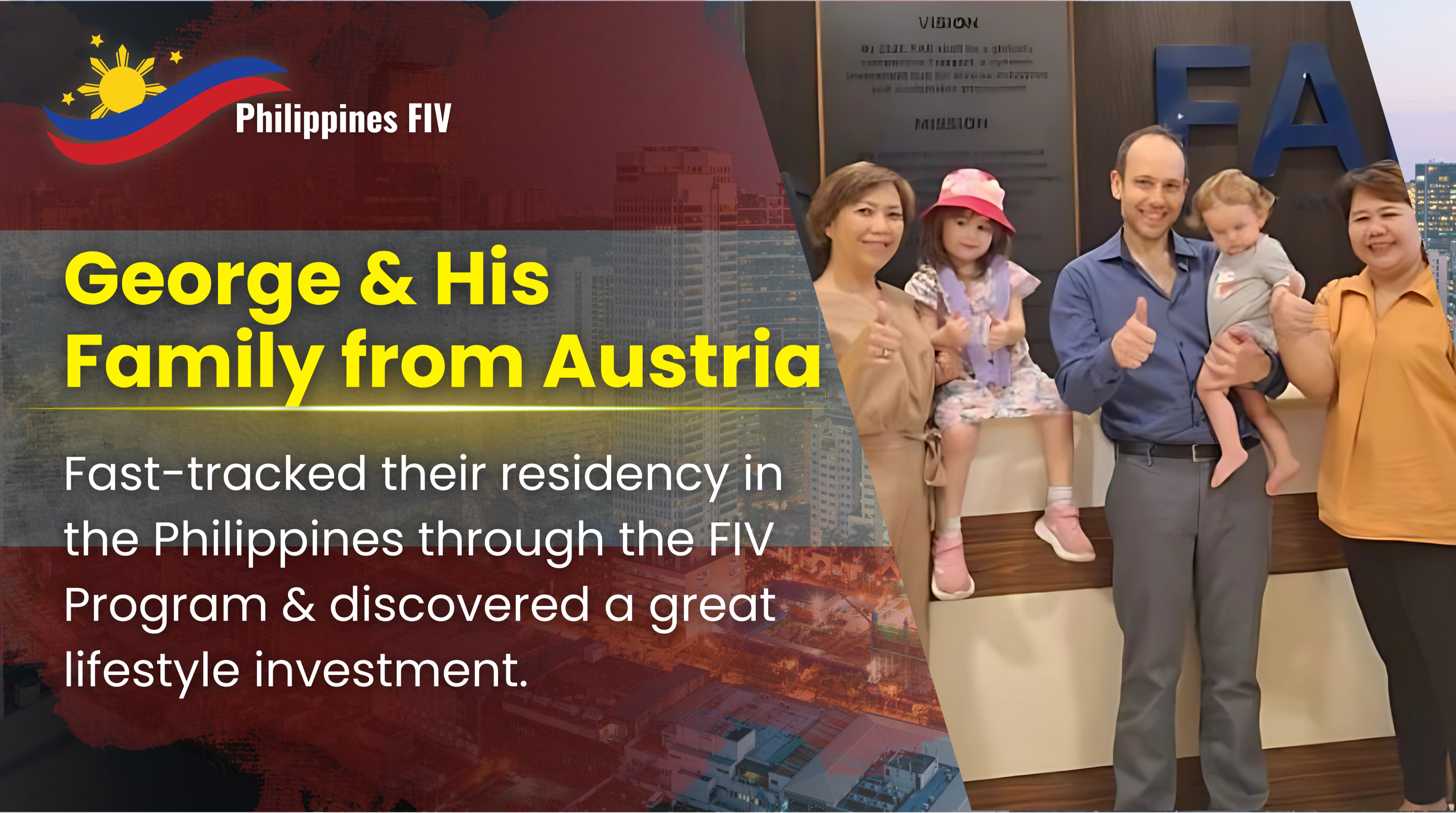PHILIPPINES FIV SUCCESS STORY